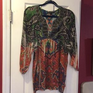 Gypsy style pullover blouse